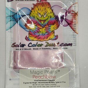 New, Peachblow Solar Color Dust Magic Pearls Pigments 10 Gram Pouch